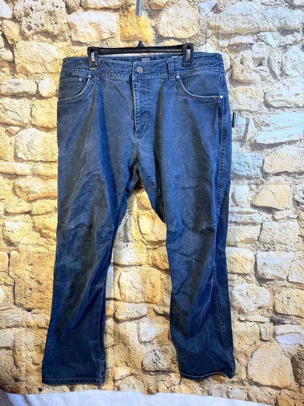 Kuhl Denim Jeans Size 38X32 Blue Wash Relaxed Fit